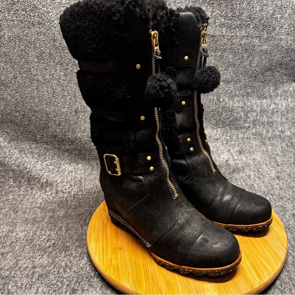 Sorel Helen Wedge Holiday Boot Sz 9 Limited Edition - Picture 7 of 11